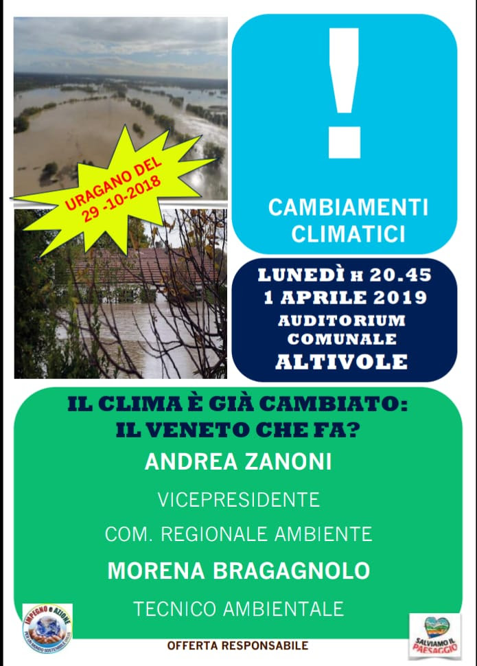 Cambiamenti climatici e conseguenze sul Veneto