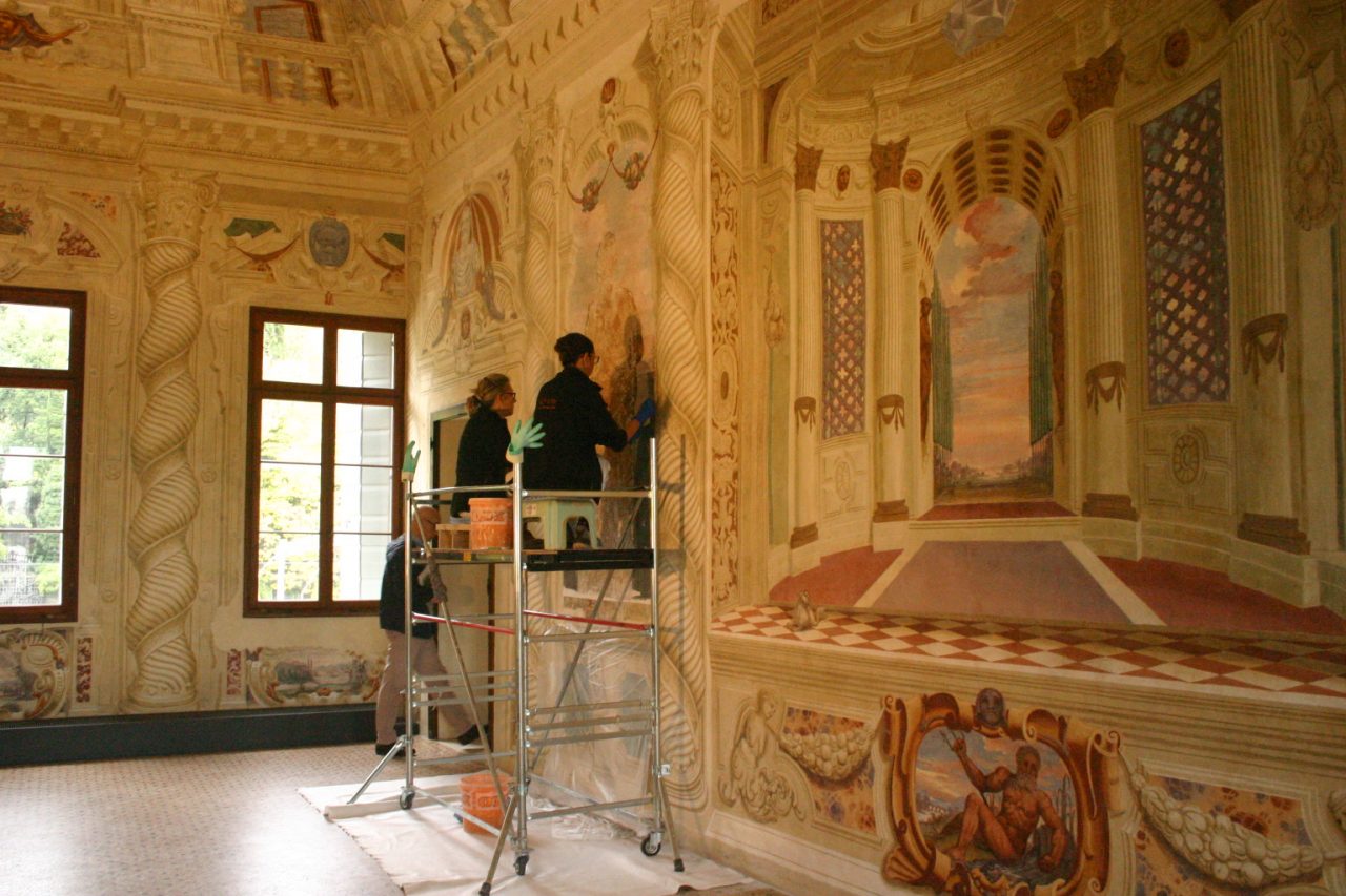 “Nuove” Sale affrescate in Villa Pisani