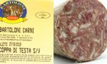 Rischio listeria nel salume ritirata la coppa di testa Bartoloni