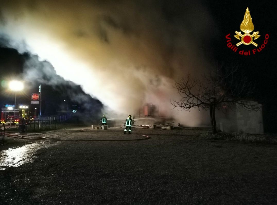 “La Baracchetta” distrutta da un incendio