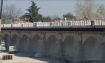 Ponte della Priula, si montano i parapetti