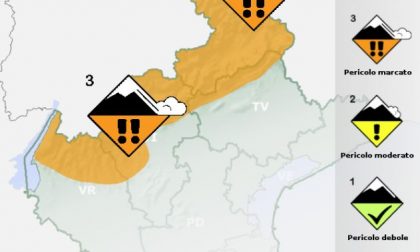 Rischio valanghe su Dolomiti e Prealpi