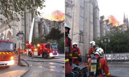 I vigili del fuoco di Treviso vicini ai colleghi francesi (Video)