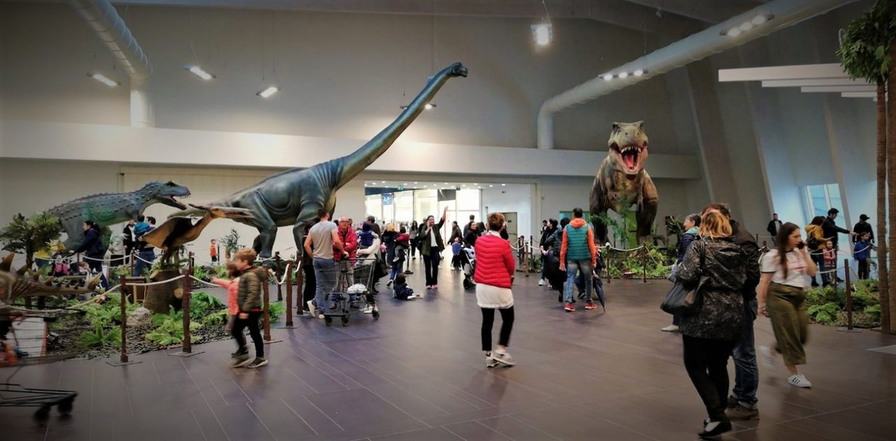 Tra i dinosauri nelle gallerie dell’Arsenale di Roncade