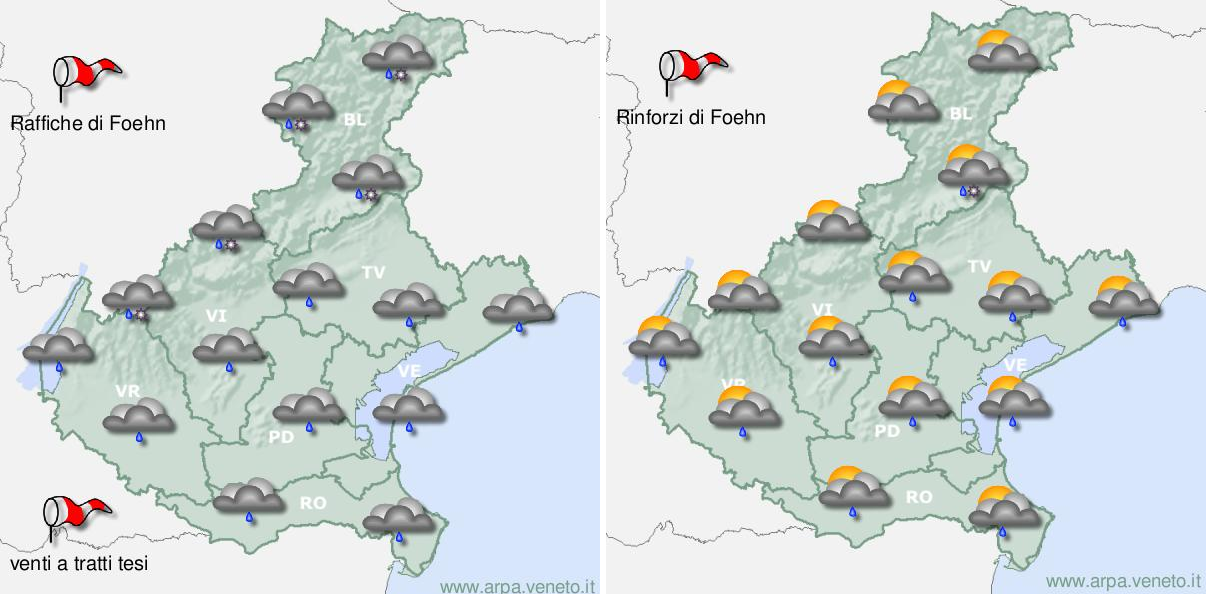 Meteo Veneto che tempo farà questa settimana?