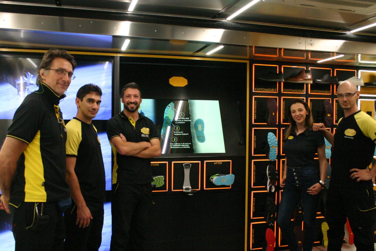 Un mondo di suole col “Vibram Sole Factor Mobile Lab”