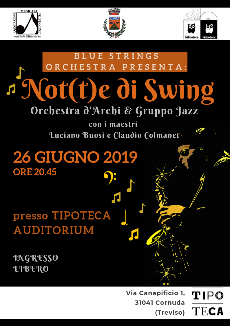 Crocetta, mercoledì 26 “No(t)te di swing”