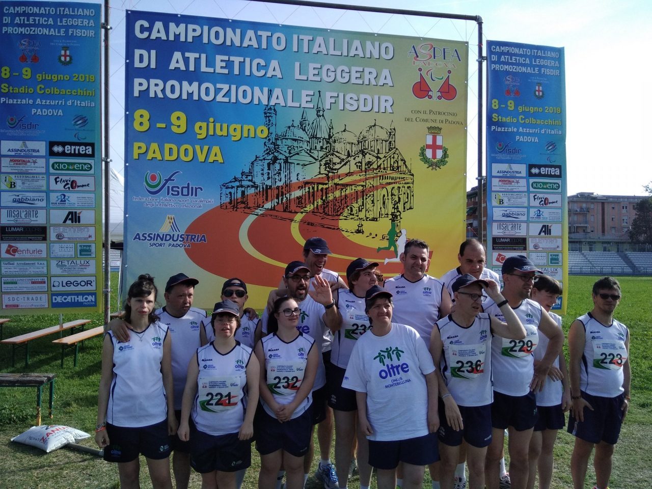 Campionati di atletica Fisdir, la Oltre Asd Onlus festeggia ottimi risultati