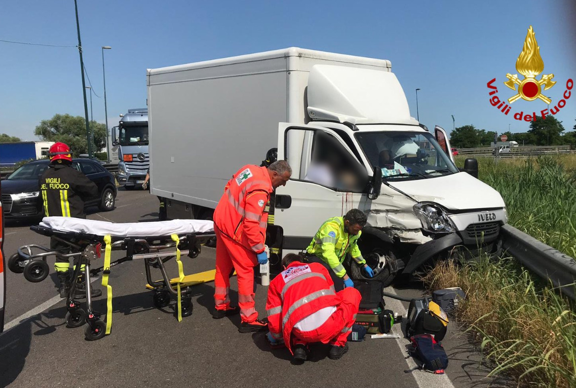 Incidente sulla Romea, un ferito