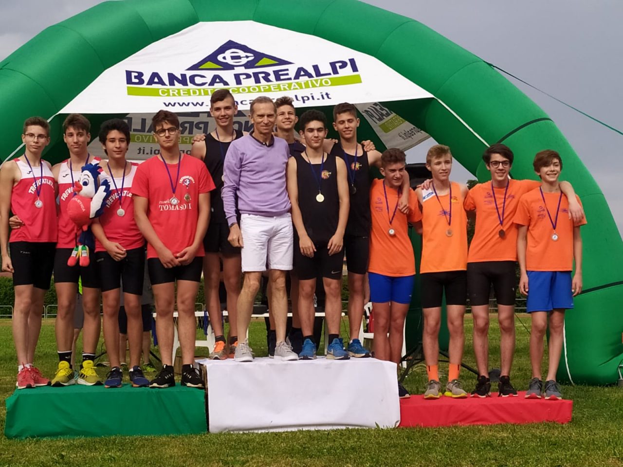 Poker dell’Atletica Santa Lucia di Piave