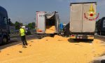 Scontro tra quattro mezzi pesanti sulla A4 a Vicenza: morto camionista
