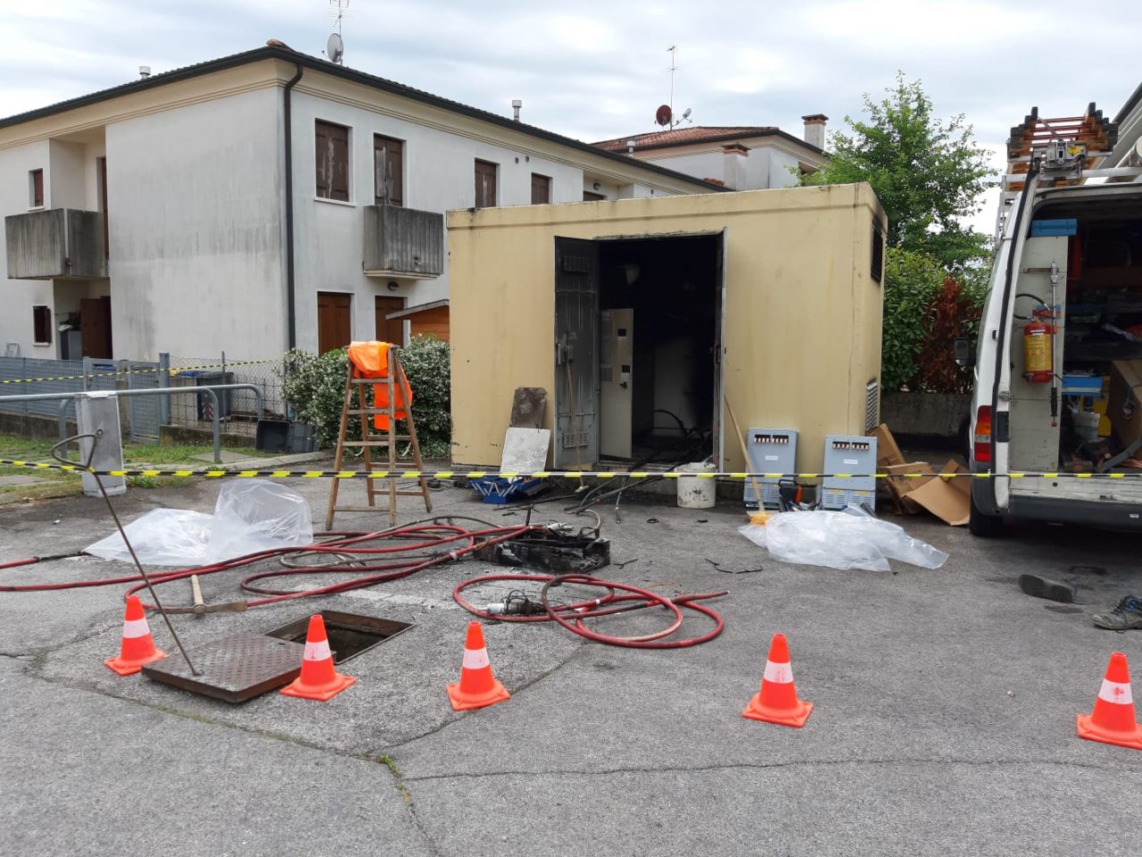 Asolo, ripristinata la centrale Enel
