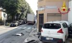 Si scontrano un'auto e un camion a Crespano