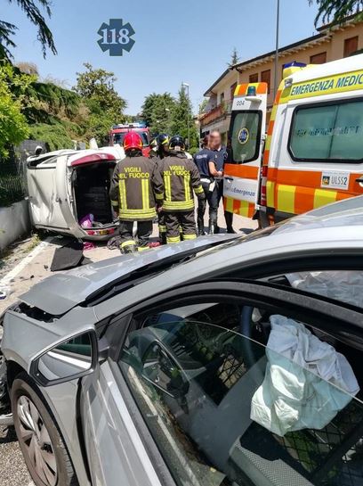 Scontro in via Steffani a Treviso