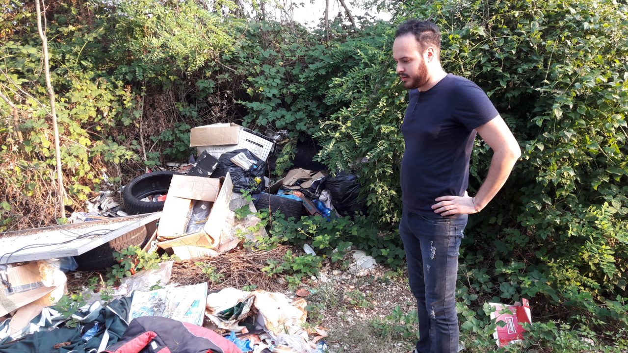 Discarica a cielo aperto a S. Andrea di Montebelluna