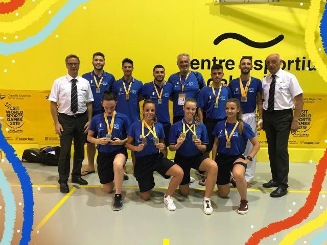 Medaglie castellane ai Csit World Sport Games di Tolosa