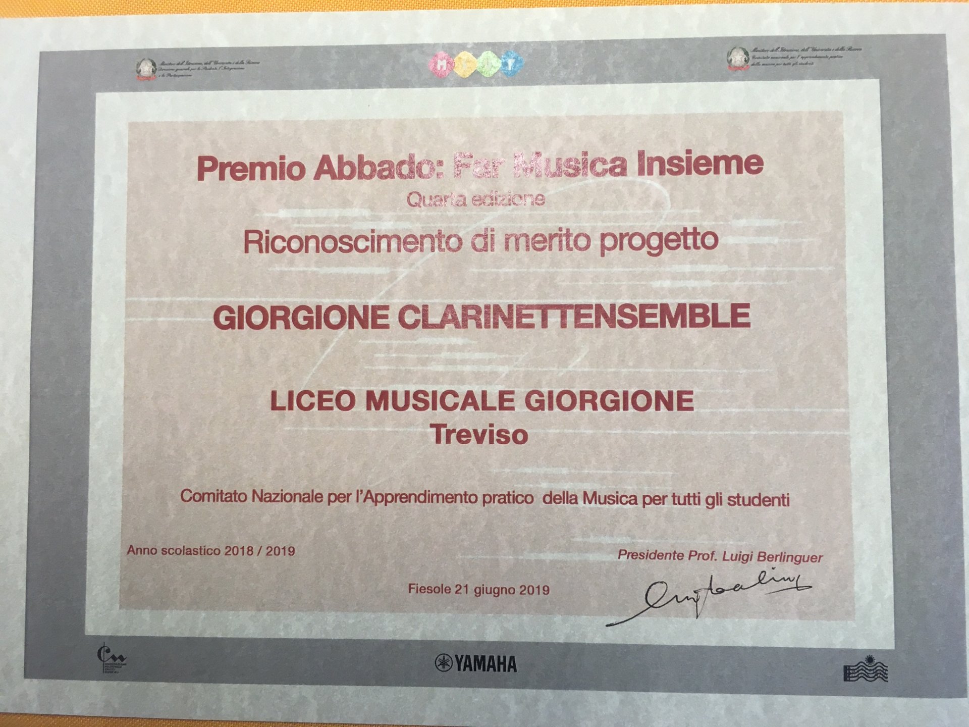 premio Abbado 2019