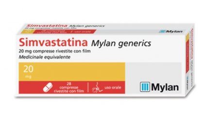 Simvastatina: ritirati tre lotti del farmaco anticolesterolo