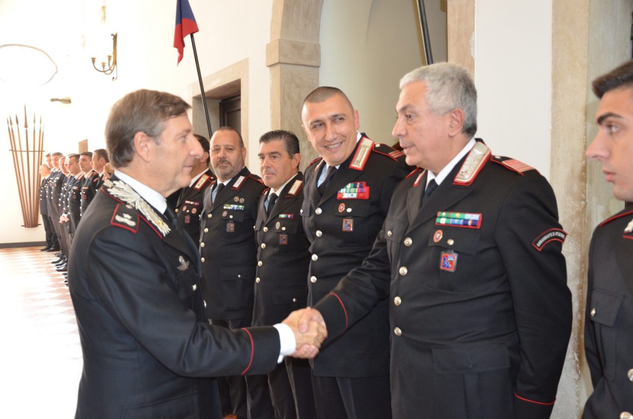 Carabinieri Treviso, la visita istituzionale del Generale Parrulli