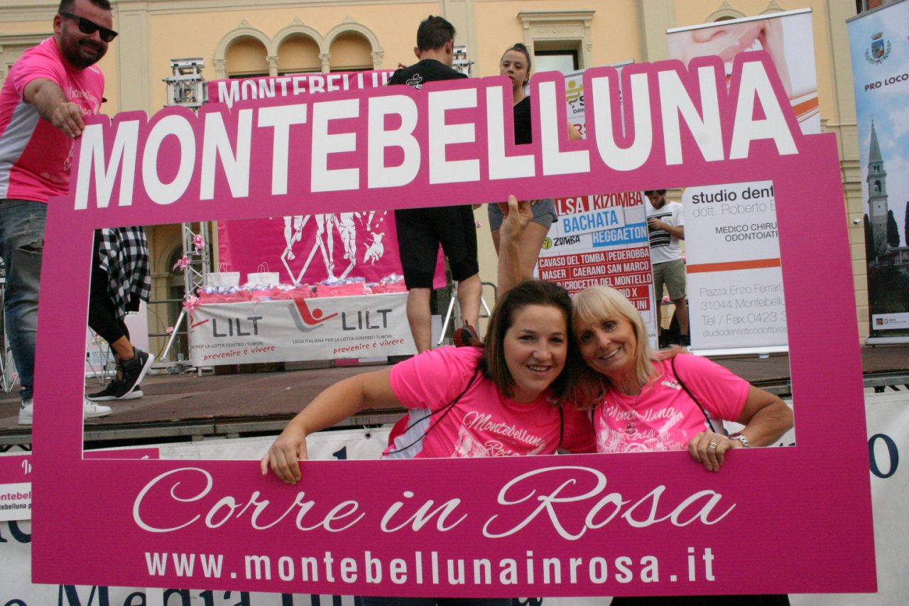 Montebelluna è dipinta di rosa