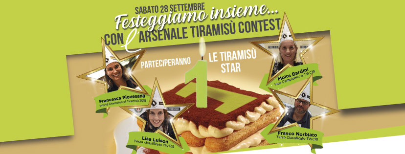 Contest di Tiramisù per il compleanno dell’Arsenale