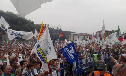 Raduno di Pontida, Salvini: “Questa è l’Italia, una Italia che vincerà” FOTO E VIDEO