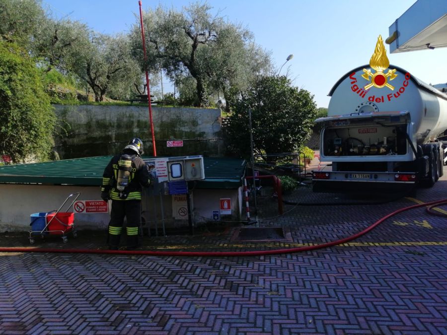 Perdita di gas durante il travaso dal benzinaio