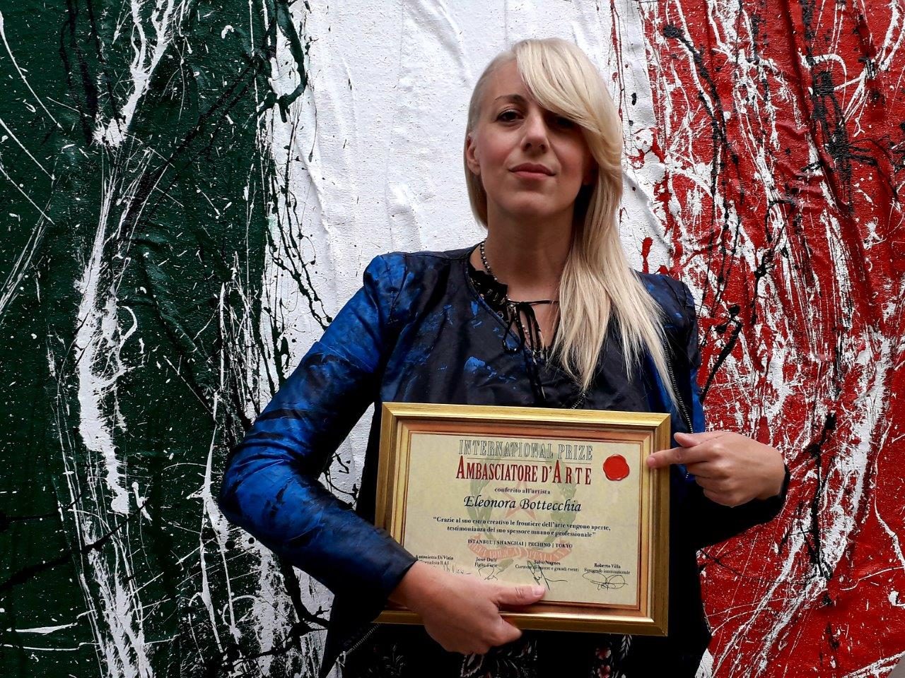 A Eleonora Bottecchia l’International Prize ambasciatrice d’arte