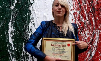 A Eleonora Bottecchia l'International Prize ambasciatrice d'arte