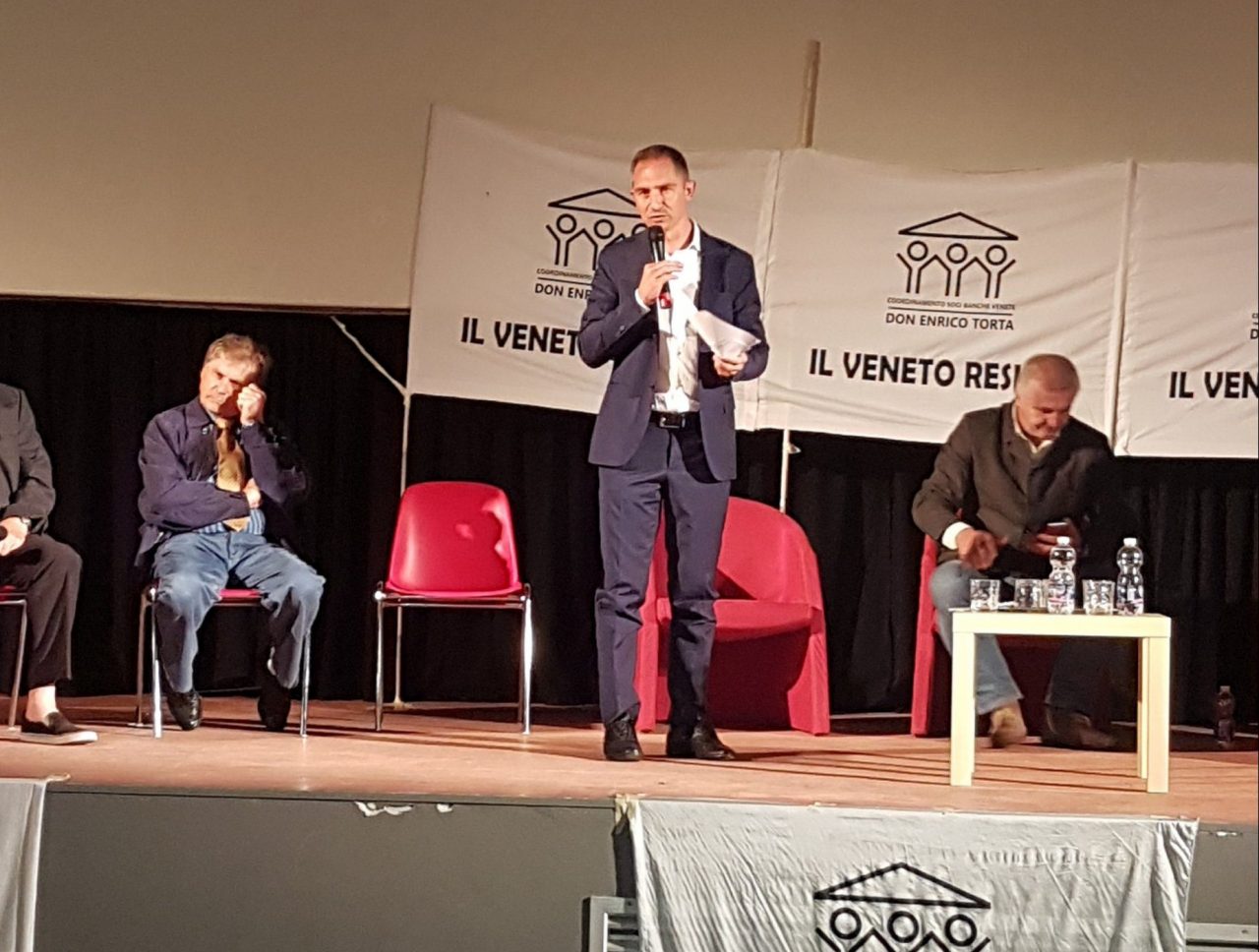 Giovedì l’assemblea dei risparmiatori delle banche venete all’hotel Fior