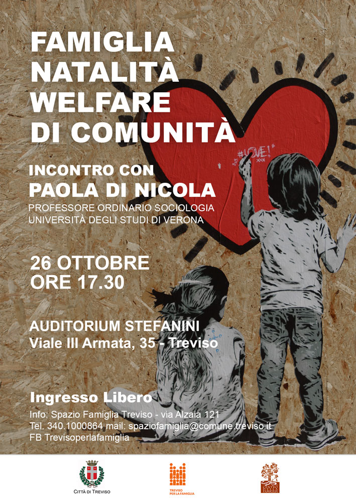 “Famiglia, natalità, welfare di comunità”, domani all’Auditorium Stefanini