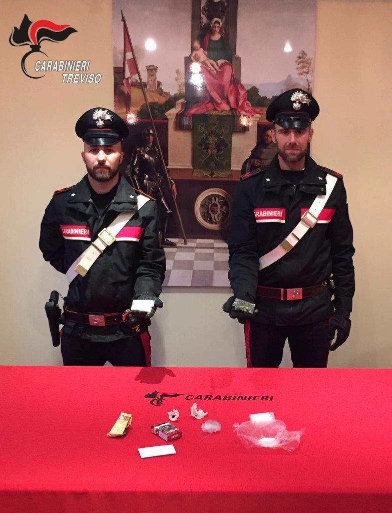 Beccato con la droga: arrestato 32enne di Vedelago