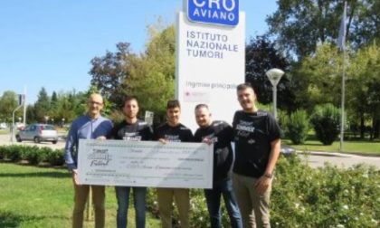 Dal Summer Festival un assegno di mille euro per l’istituto tumori