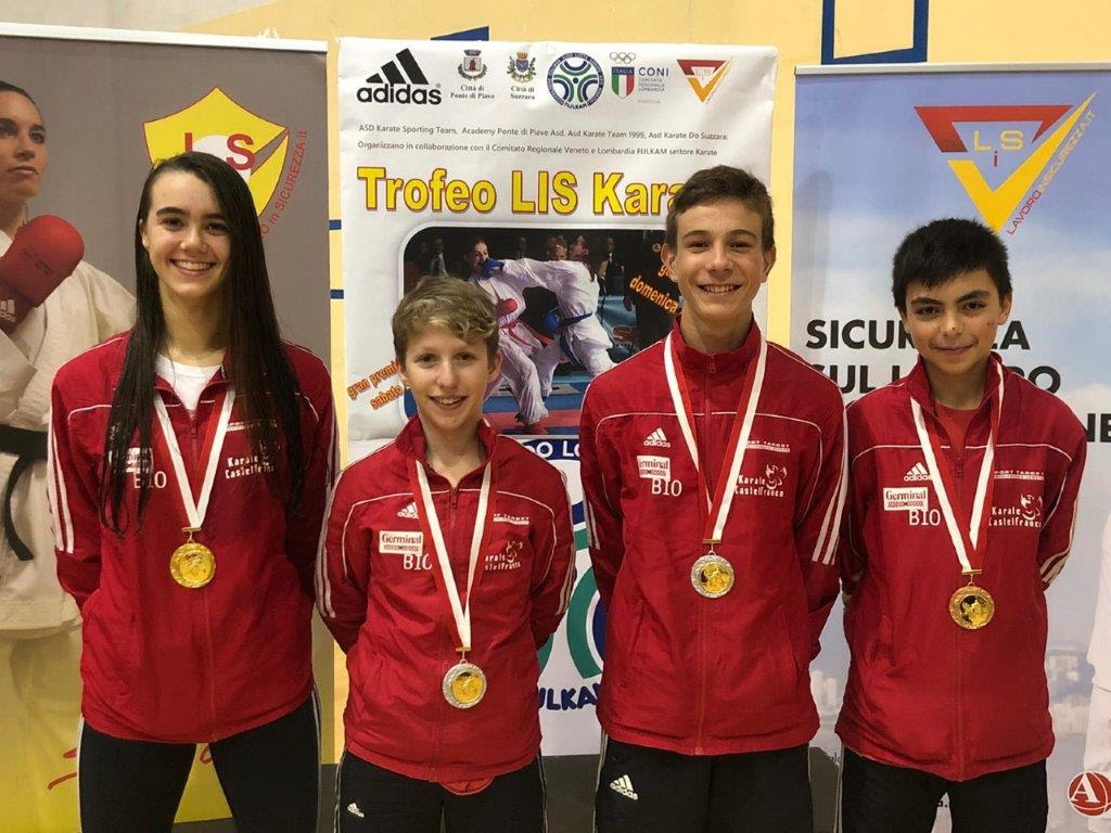 Sport Target Castelfranco: ancora tante medaglie al trofeo Lis di Mantova