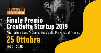 Oggi a Treviso la finalissima del "Premio Creativity Startup"