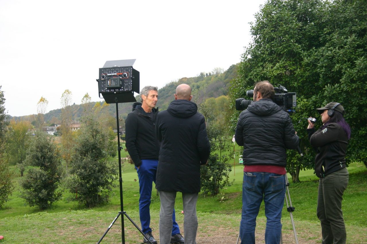 Luca Gotti intervistato da Sky nel “suo” Montebelluna Golf