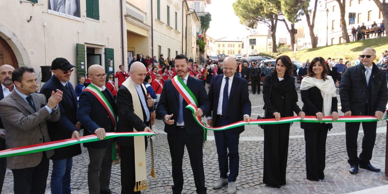 A Possagno inaugurata piazza Antonio Canova