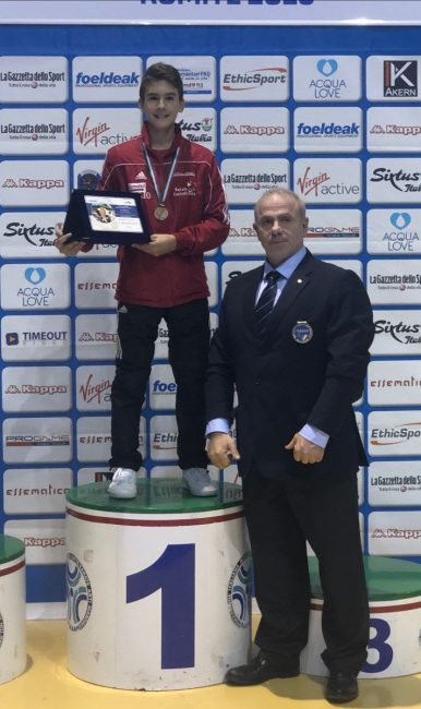 Campionati italiani Karate: il castellano Alvise Toniolo è il più giovane a salire sul podio