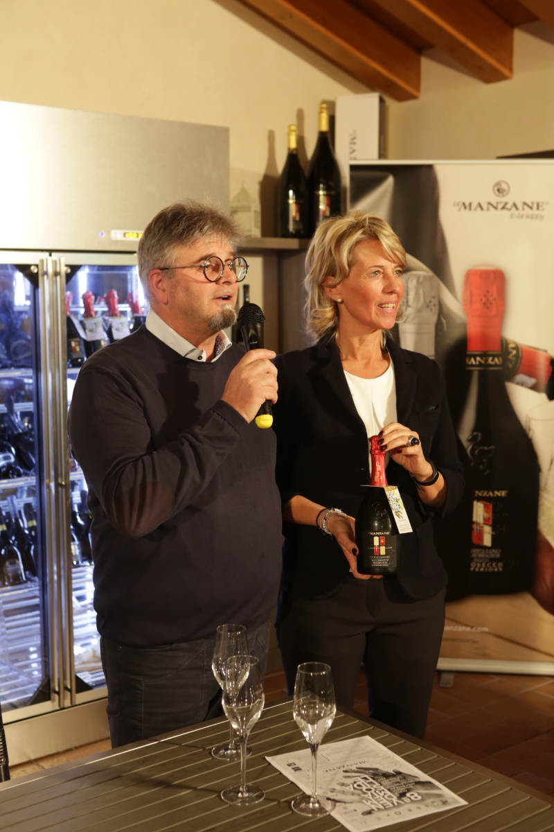 131219 Ernesto Balbinot e Silvana Ceschin, titolari della cantina Le Manzane