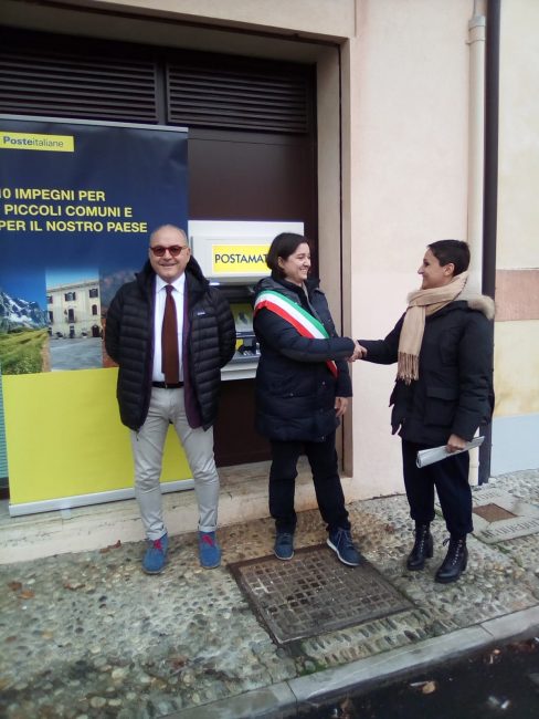 Poste Italiane: inaugurato il primo sportello automatico ATM Postamat all'ufficio di Cison di Valmarino