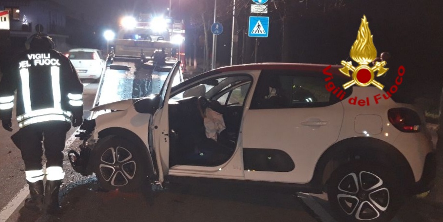 Incidente stradale sul ponte della Priula