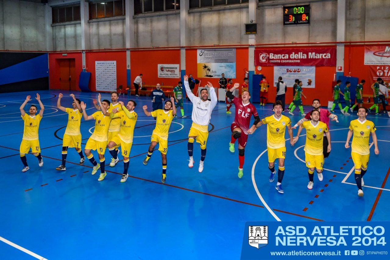 Calcio a 5, il Nervesa travolge la capolista