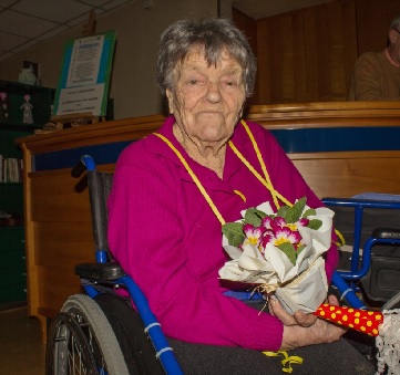 Villa Belvedere a Crocetta, nonna Pierina compie 100 anni!