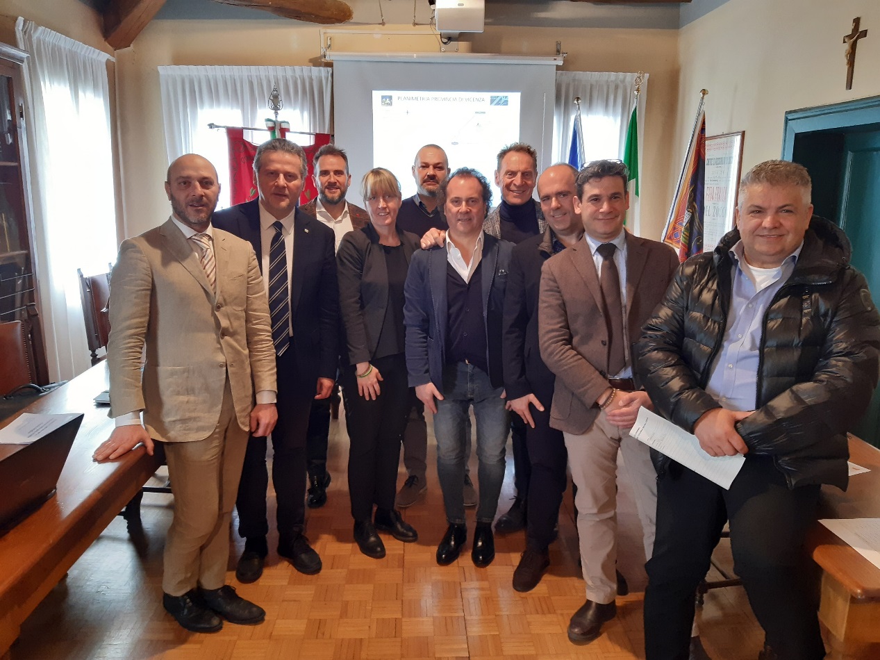 0269-2020 - CICLABILE TREVISO-OSTIGLIA - incontro con sindaci prov. Vicenza a Grisignano di Zocco