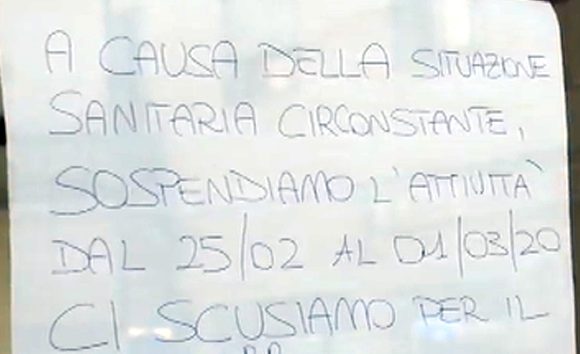 Negozi cinesi chiusi per Coronavirus: l'auto quarantena a Treviso e Mestre
