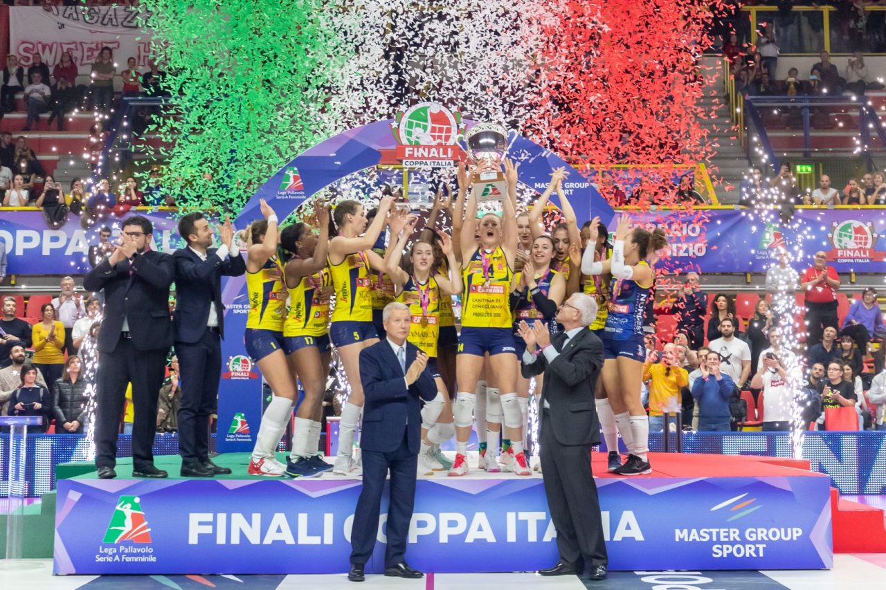 Imoco Volley Conegliano non si ferma: anche la Coppa Italia è delle Pantere