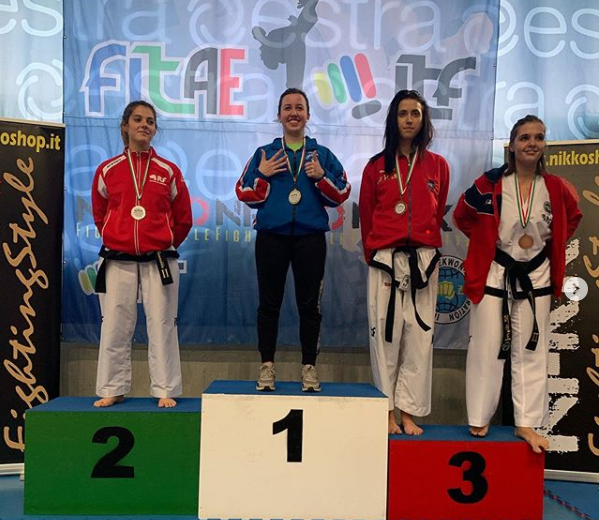 Da Oderzo con furore: Agnese campionessa italiana di Taekwon-do per la sesta volta