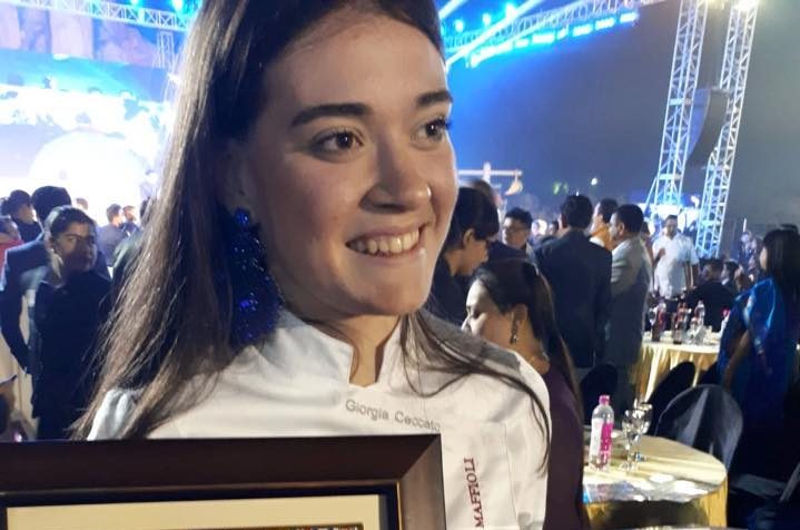 Giorgia Ceccato miglior giovane chef alle Olimpiadi dei cuochi in India!