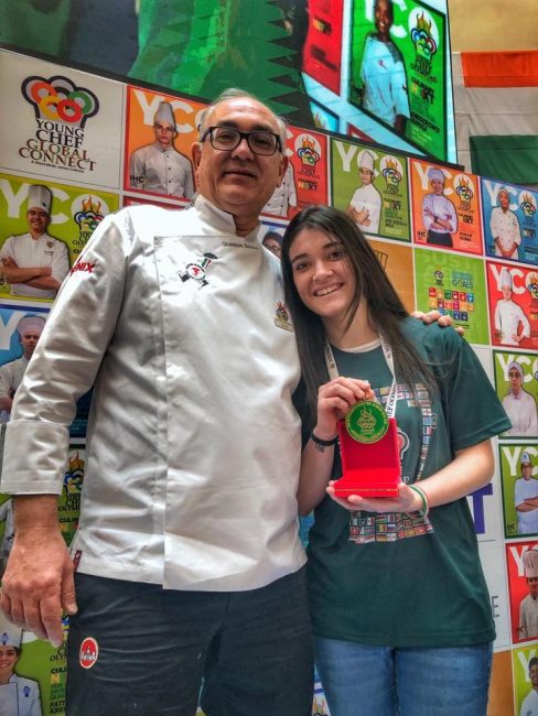 Giorgia Ceccato miglior giovane chef alle Olimpiadi dei cuochi in India!