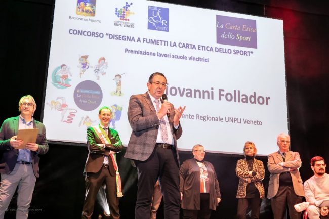 Concorso "Disegna a fumetti la carta etica dello sport": le pantere dell'Imoco volley premiano gli studenti veneti